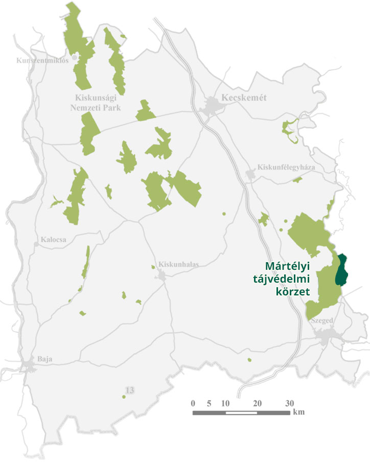 Mártély Landscape Protection Area térkép